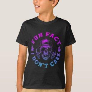 Camiseta (de vuelta) Divertido hecho que no me importa, gra
