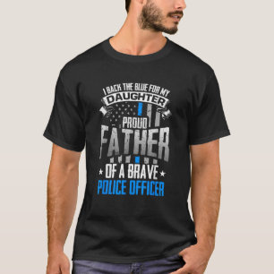Camiseta De vuelta el azul para mi hija Orgulloso padre de 