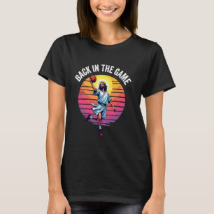 Camiseta De vuelta en el juego Resurrección Divertido Jesús
