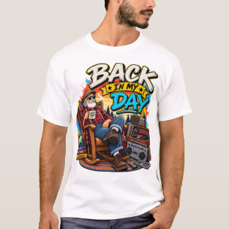 Camiseta De vuelta en mis días – Recuerdos vintage de abuel