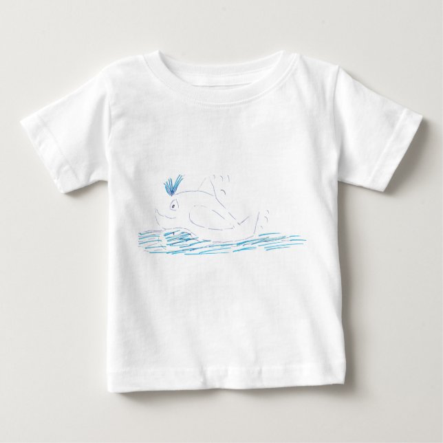 Camiseta de Wally Whale Jersey Babies (Anverso)