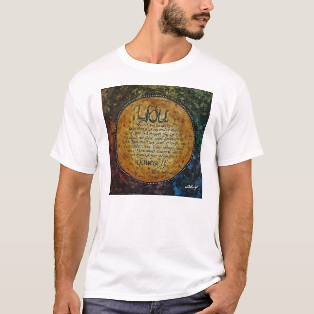 Camiseta de Walt Whitman por el unASLEEP (Anverso)