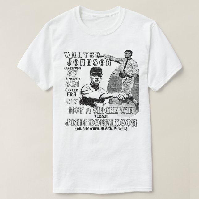Camiseta de Walter Johnson (Diseño del anverso)