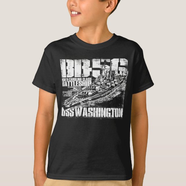 Camiseta de Washington del acorazado (Anverso)