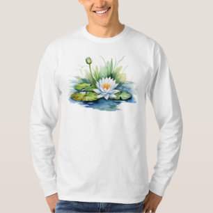 Camiseta de Water Lily Long Sleeve