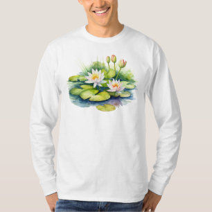 Camiseta de Water Lily Long Sleeve