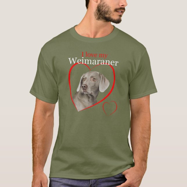 Camiseta de Weimaraner (Anverso)
