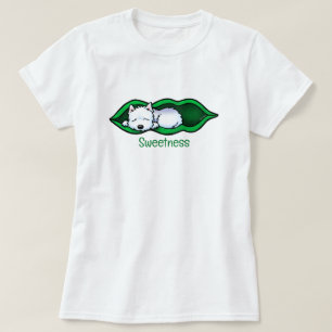 Camiseta de Westie Terrier Sweet Pea Pod