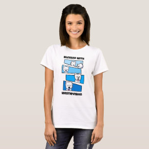 Camiseta de Westievision Amante de Westie Terrier