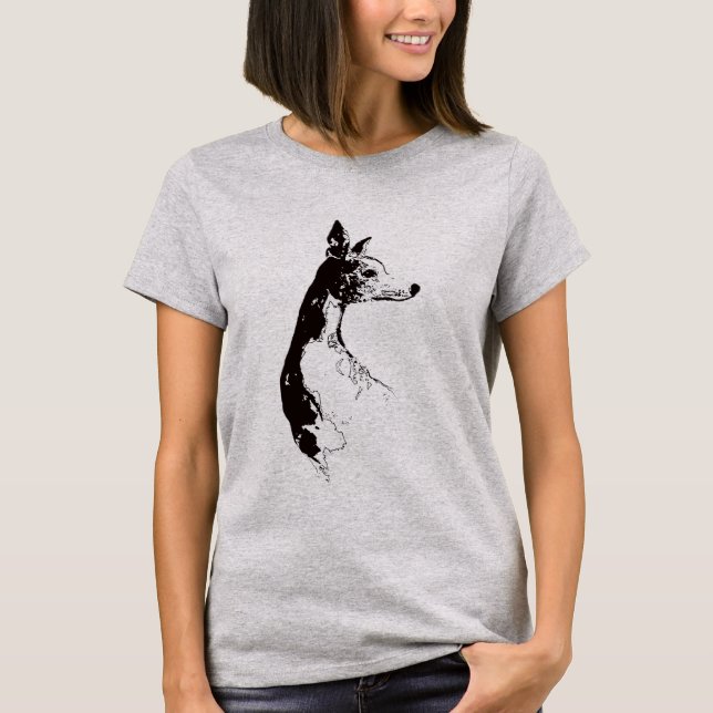 Camiseta de Whippet (Anverso)