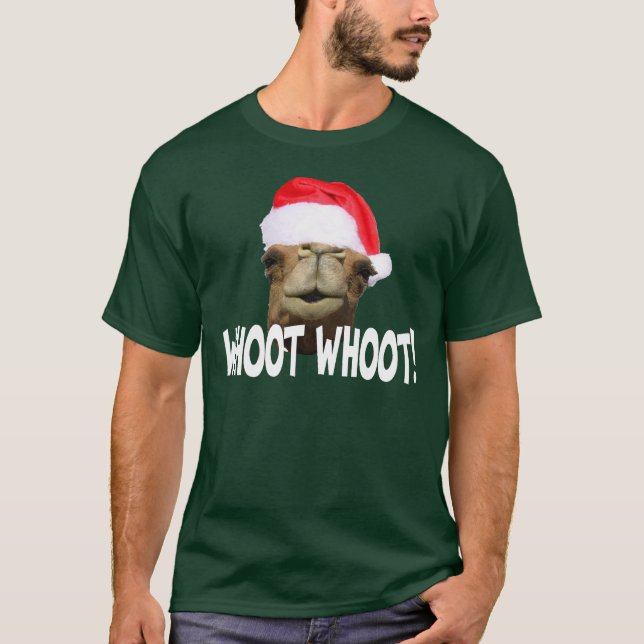 Camiseta de Whoot Whoot del camello del día de (Anverso)