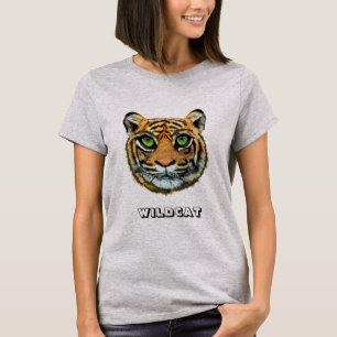 Camiseta de Wildcat y caligrafía