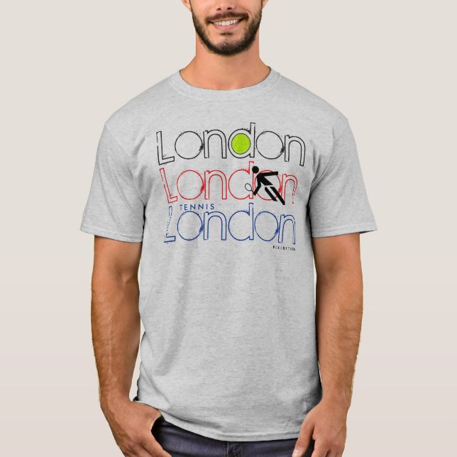Camiseta de Wimbledon del tenis de Londres (Anverso)