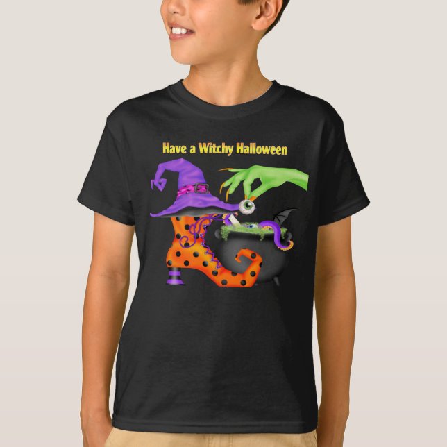 Camiseta de Witchy Halloween (Anverso)