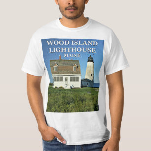 Camiseta de Wood Island Lighthouse, Maine