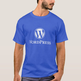 Camiseta de Wordpress (azul)