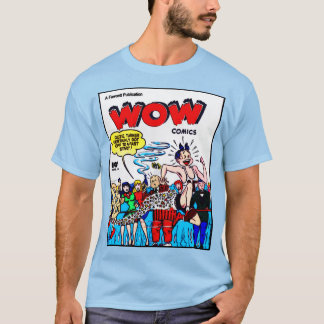 Camiseta de WOW Comics de los años 40