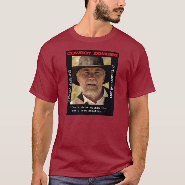 Camiseta de Wright del sheriff (Anverso)