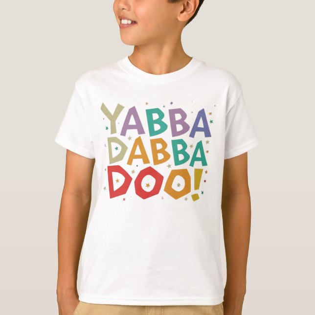 camiseta de yabba dabba doo (Anverso)