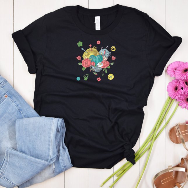 Camiseta de Yarn Heart Crochet Lover (Subido por el creador)