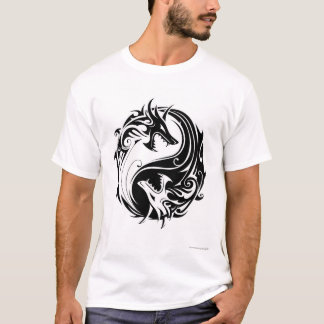 Camiseta de Yin Yang Dragon