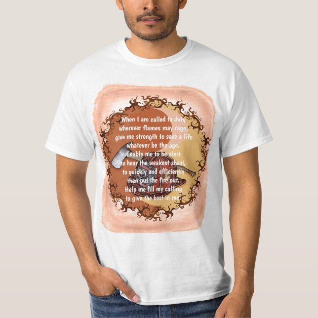 Camiseta de Yin Yang FireFighter (Anverso)