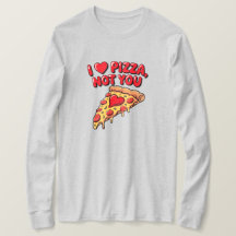 Camiseta de Yo Amo Pizza No a Ti