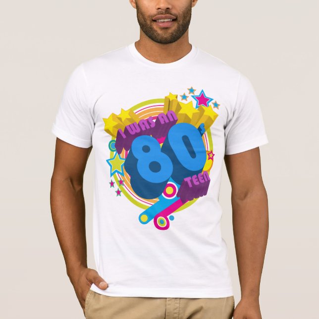 Camiseta de 'Yo era adolescente de los 80' (Anverso)