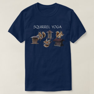 Camiseta de yoga de ardilla
