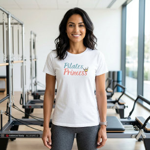 Camiseta de Yoga de Meditación Moderna Princesa de