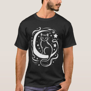 Camiseta de yoga mindfulness flor de loto gato tra
