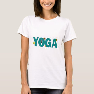 Camiseta de yoga para mujeres con emoji