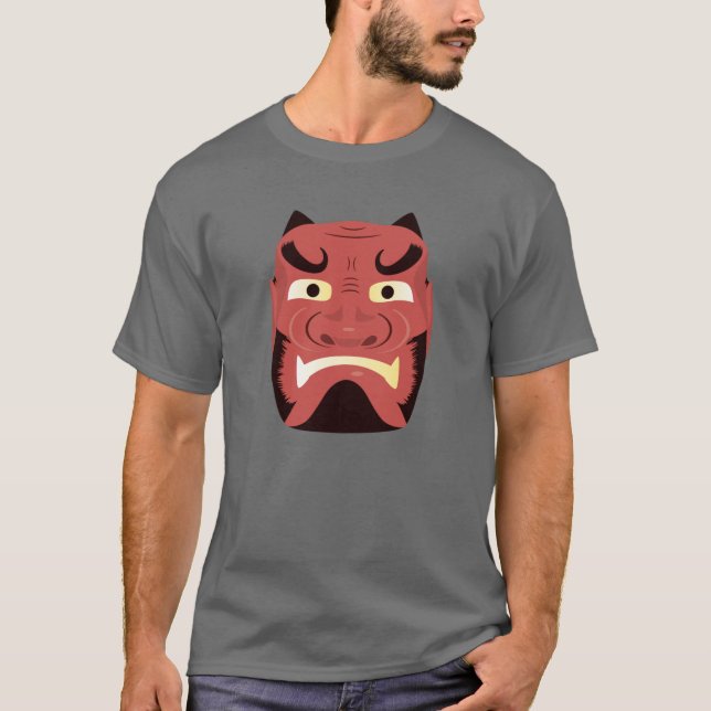 Camiseta de Yokai Oni (Demonio Japonés) (Anverso)