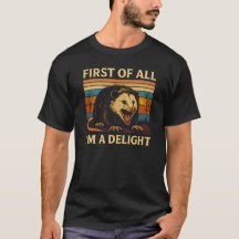 Camiseta de Zarigüeya Enojada y Sarcástica - Prime