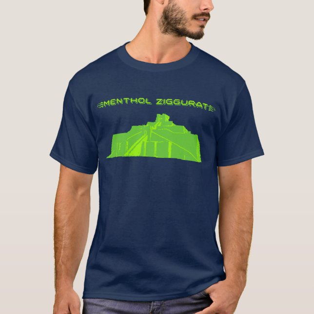 Camiseta de Ziggurat del mentol (Anverso)