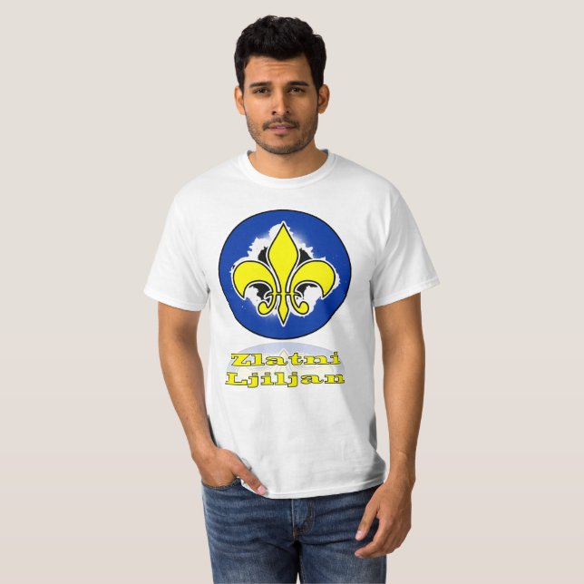 Camiseta de Zlatni Ljiljan del bosníaco (Anverso completo)
