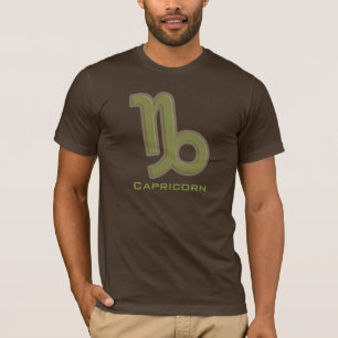 Camiseta de zodiac de la tierra gráfica de Caprico