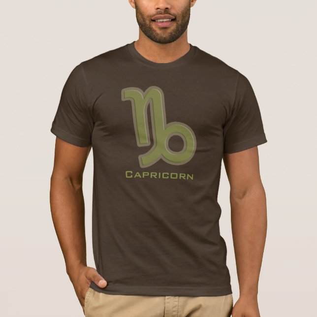Camiseta de zodiac de la tierra gráfica de Caprico (Anverso)