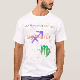 Camiseta de Zodiac Virgo Pareja Sagittarius