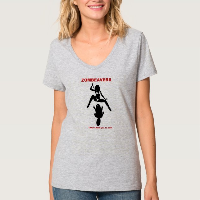 Camiseta de ZOMBEAVERS (Anverso)