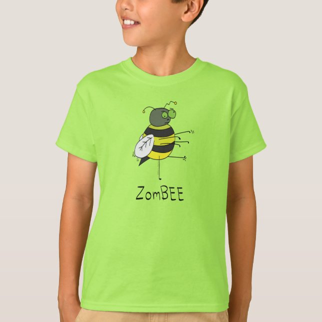Camiseta de ZomBEE Zombie Bee Boy (Anverso)