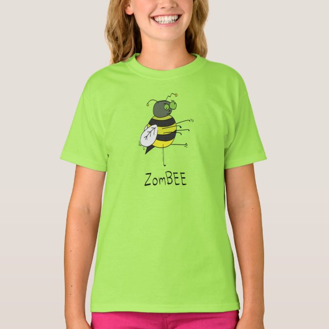 Camiseta de ZomBEE Zombie Bee Chica (Anverso)