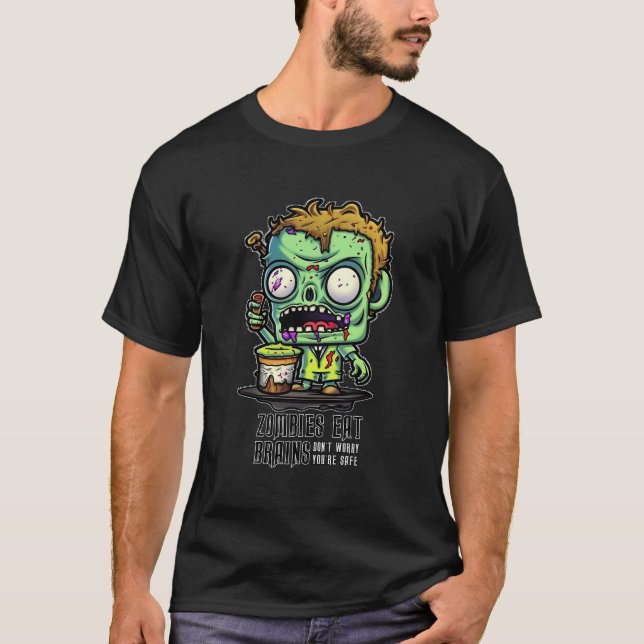 Camiseta de Zombies Eat Brains (Anverso)