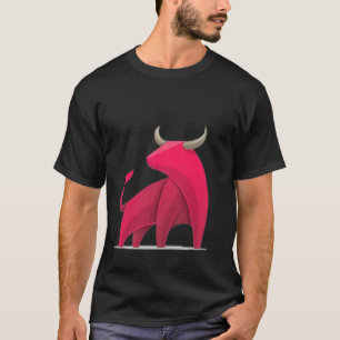 Camiseta de zumbido de toro rojo