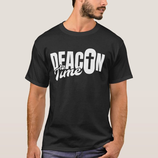 Camiseta Deacon Time Deacon Church Official (Anverso)