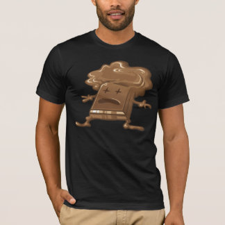Camiseta Dead con chocolate