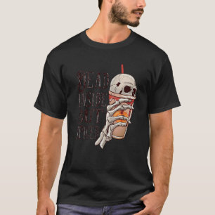 Camiseta Dead Inside Halloween Latte International Coffee D