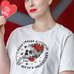Camiseta Dead Inside pero es El día de San Valentín