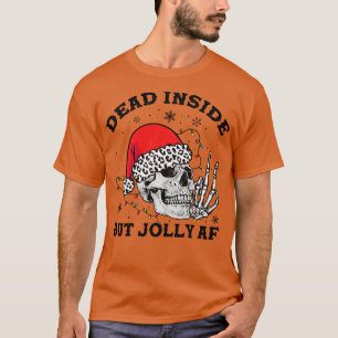 Camiseta Dead Inside pero jolly AF Navidades 2022
