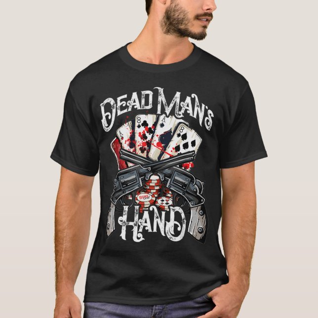 Camiseta Dead Man'S Hand Aces  Eights Poker Player (Anverso)